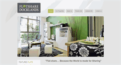 Desktop Screenshot of flatsharedocklands.com